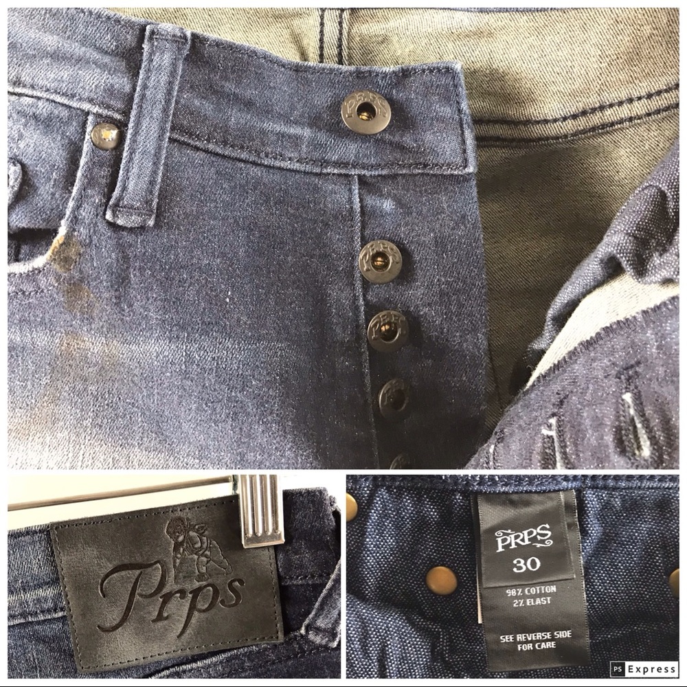New listing!! PRPS Denim La Sabre Jeans - Picture 4 of 8